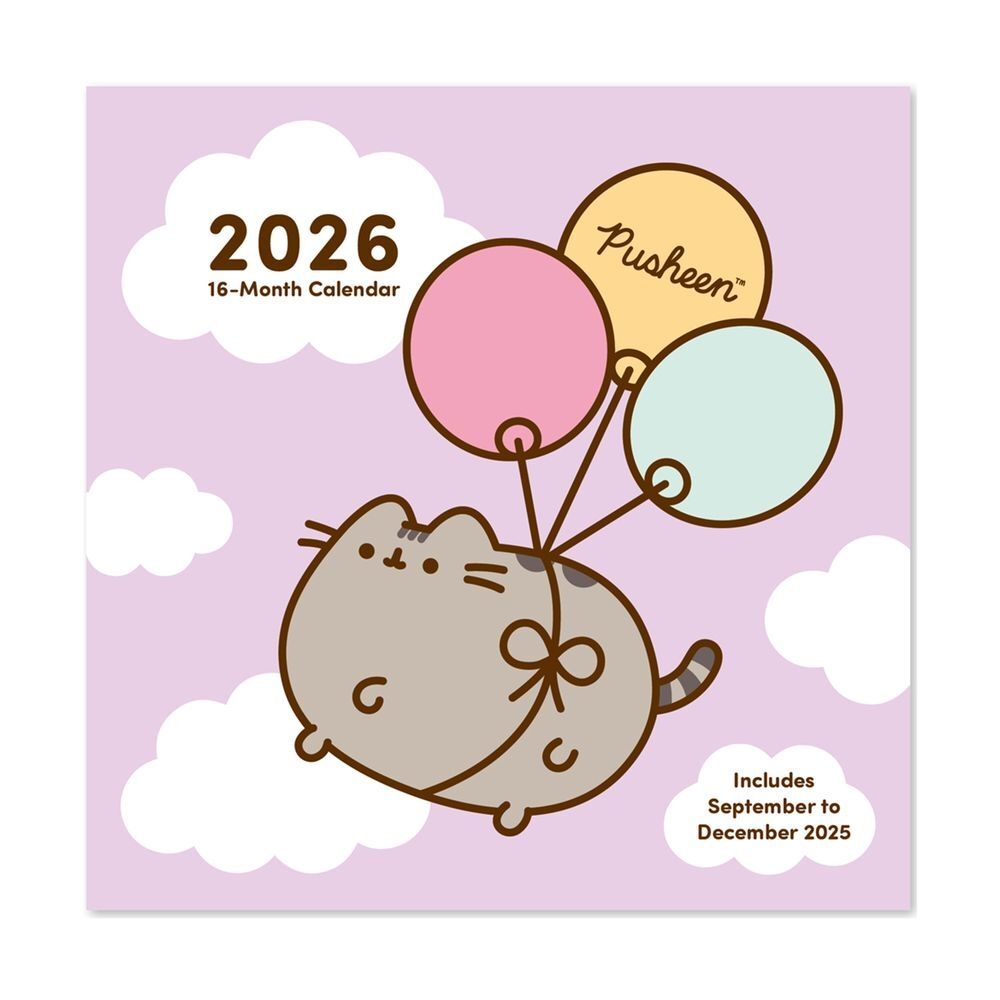 Pusheen Calendar 2025 2026