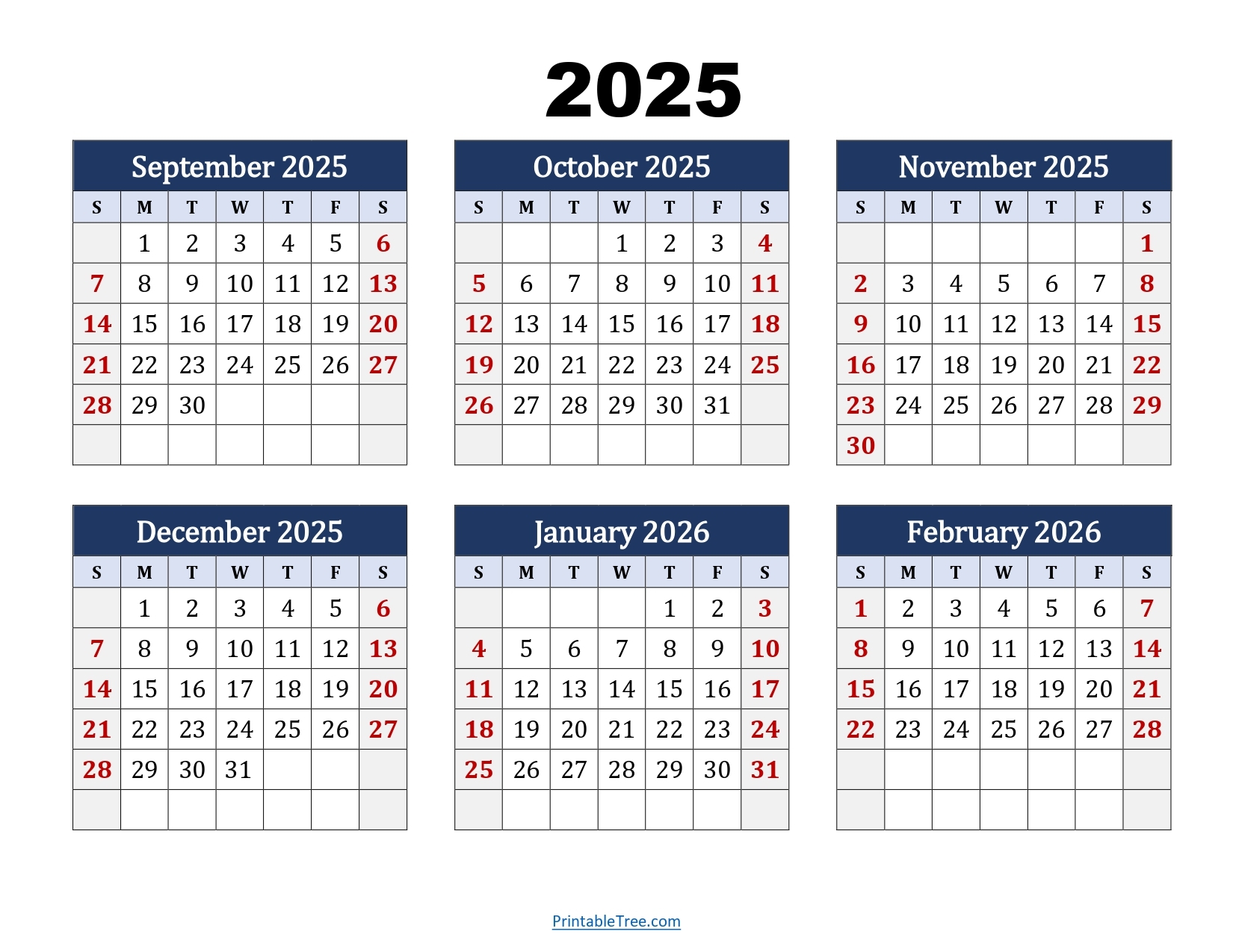 Printable Calendar September To December 2026