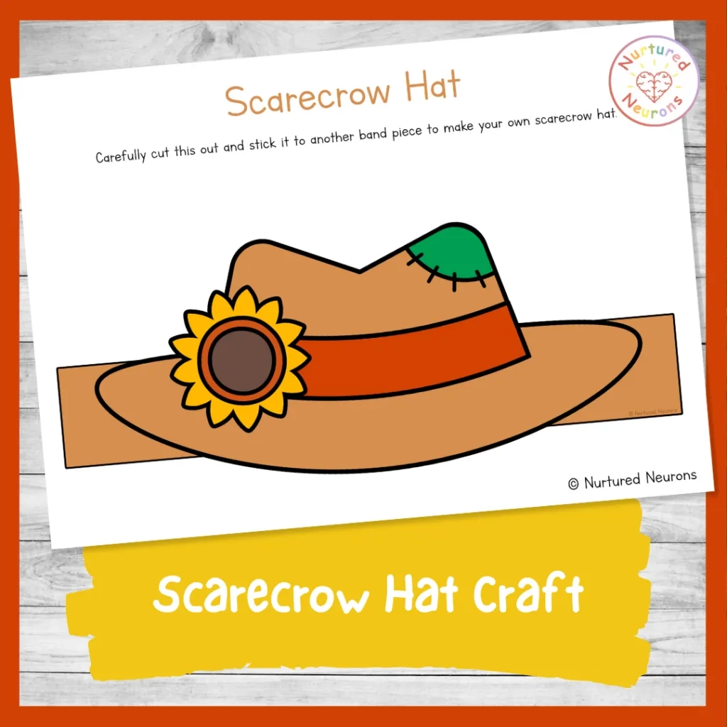 Printable Scarecrow Hat Template