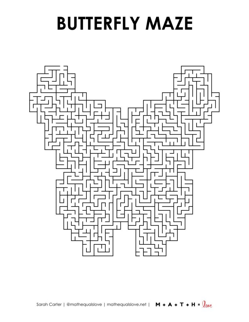 Free Printable Puzzles Mazes