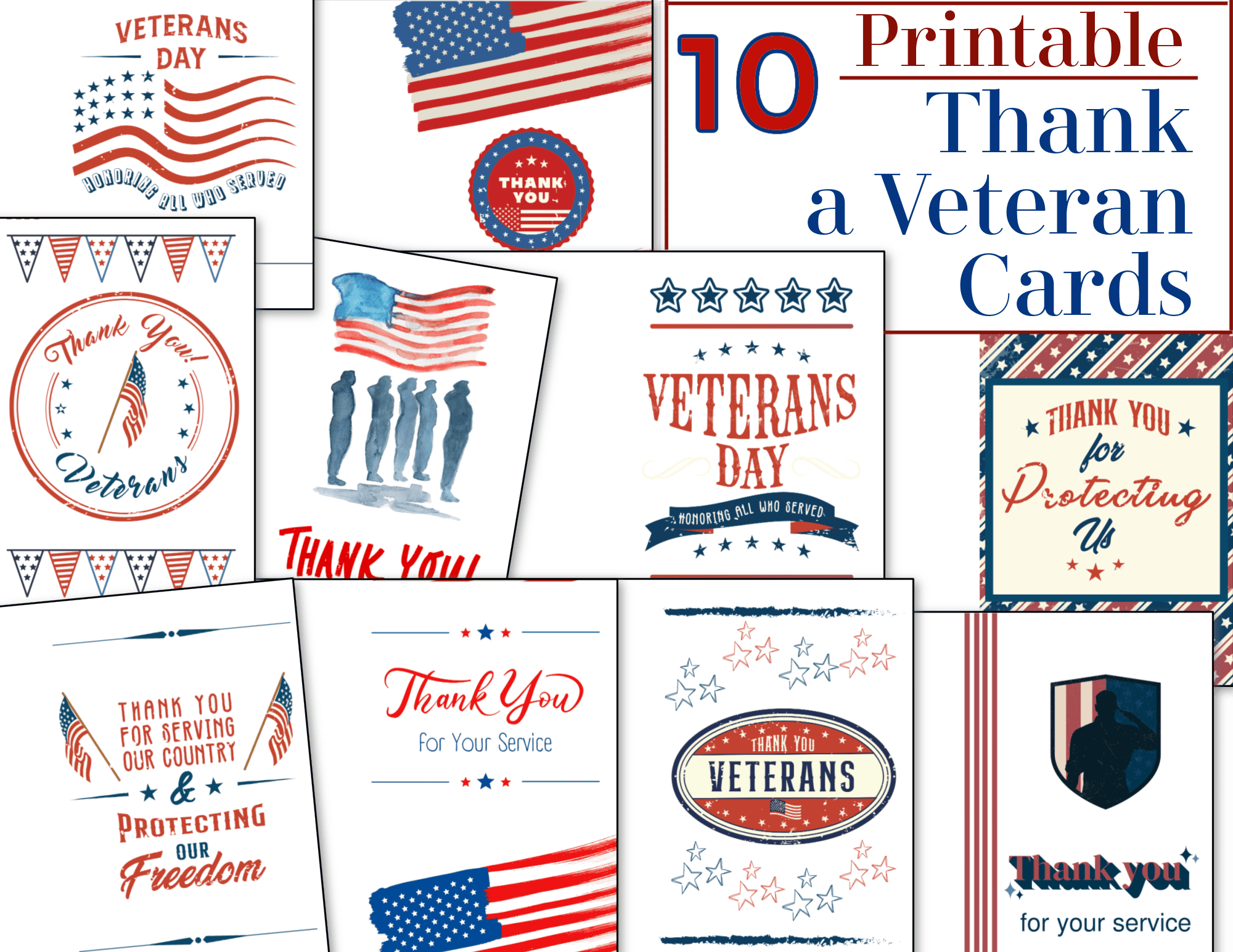 Flag Day Free Printables Cards