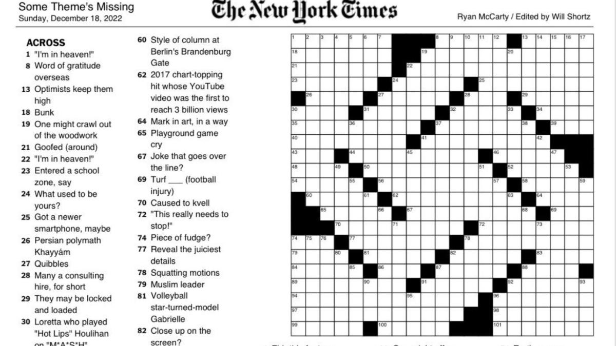 The New York Times Strictly Medium Crossword Puzzles By Will Edt 