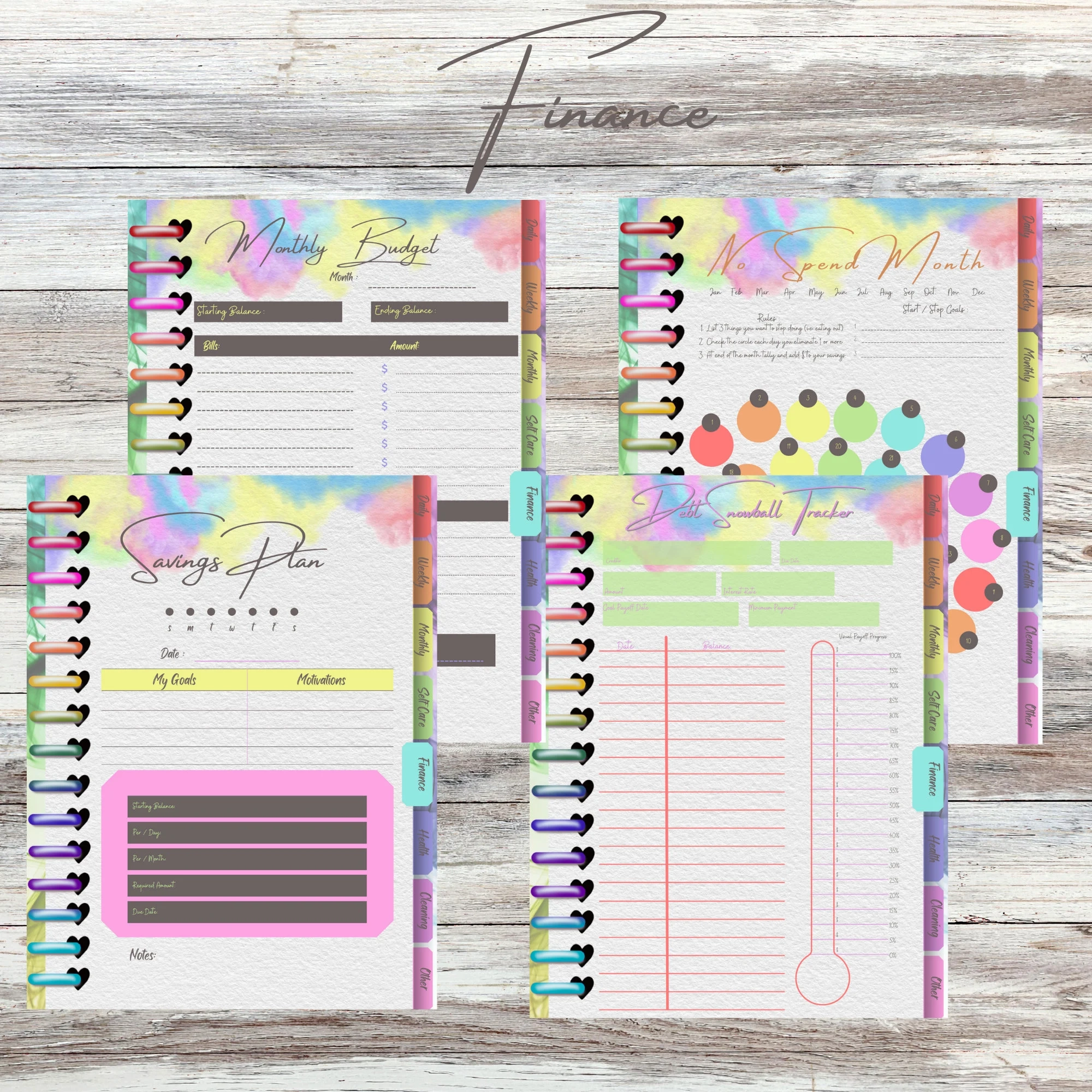 Undated Hyperlinked Digital Planner For Goodnotes Notability On 