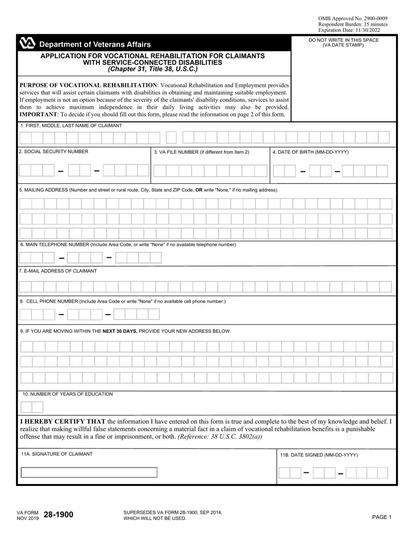 Va Gov Printable Forms