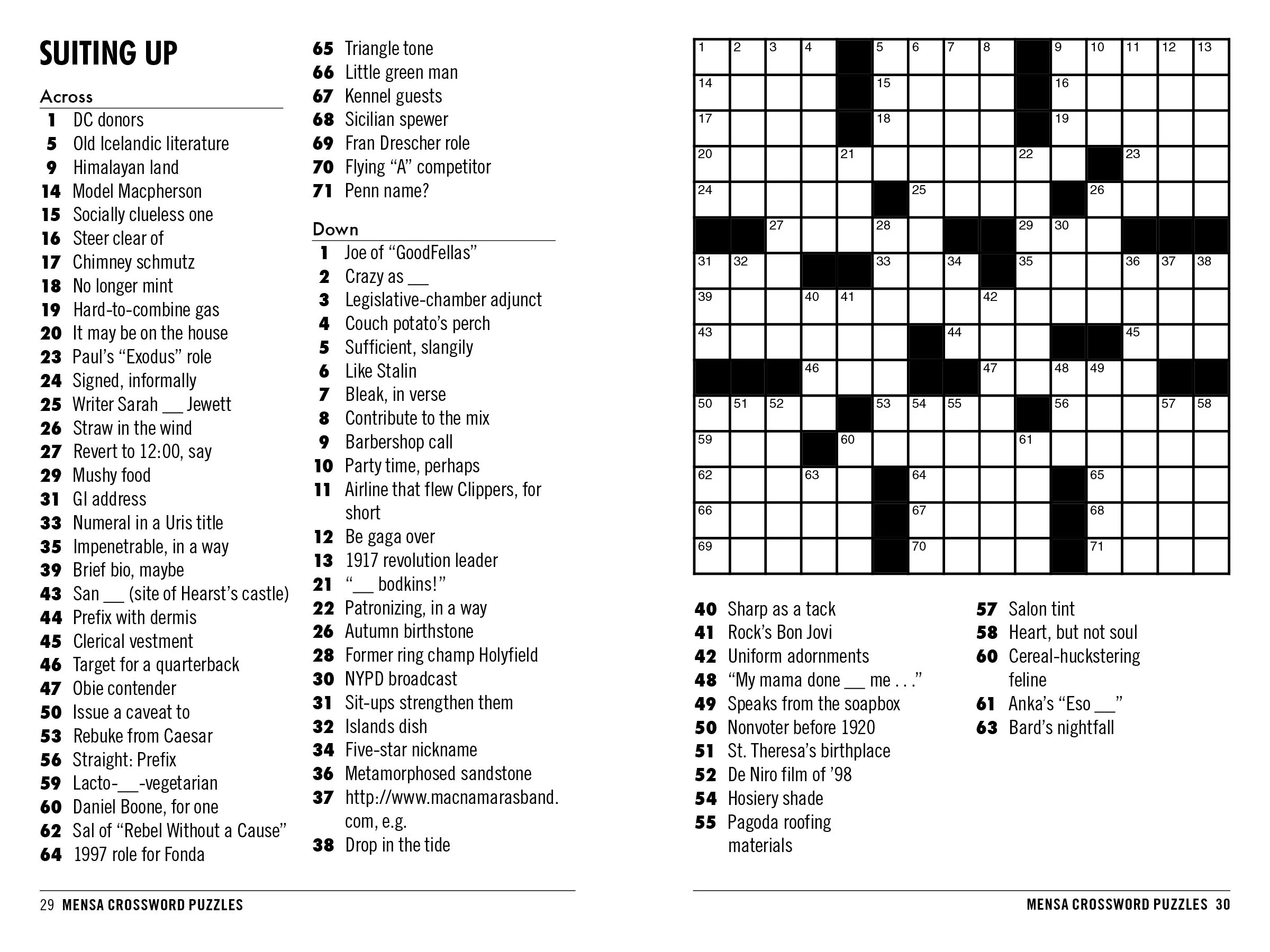 10 Minute Crossword Puzzles A2Z Science amp Toys