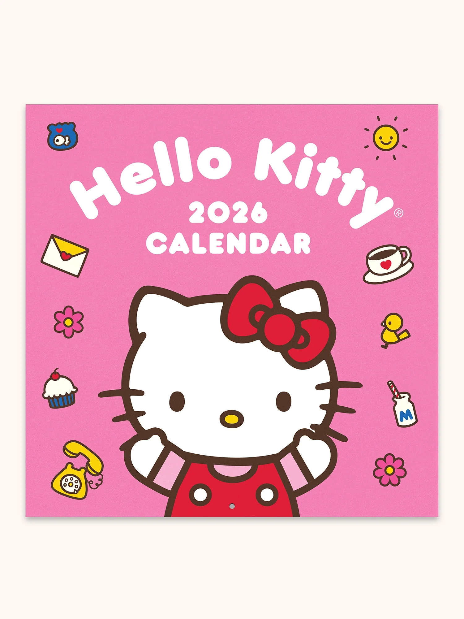 2026 Hello Kitty Playful Pink 12 X 12 Wall Calendar Studio Oh 