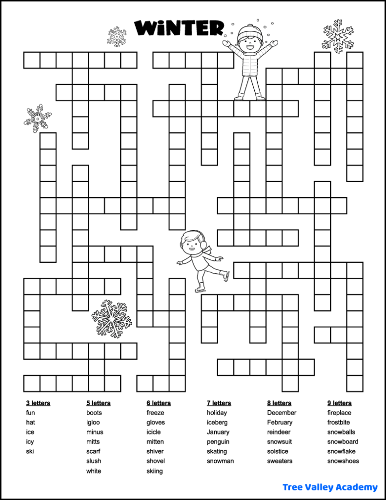 Printable Word Puzzles For Seniors