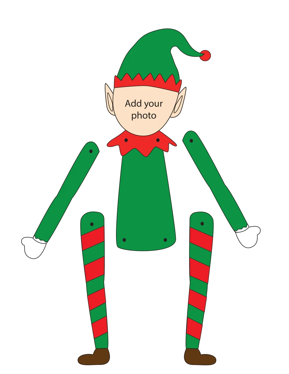 Elf Body Template Printable