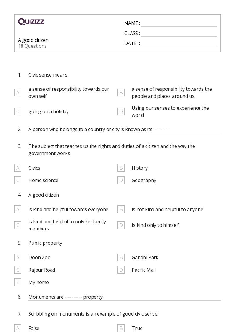 50 Social Studies Worksheets For 1st Grade On Quizizz Free 