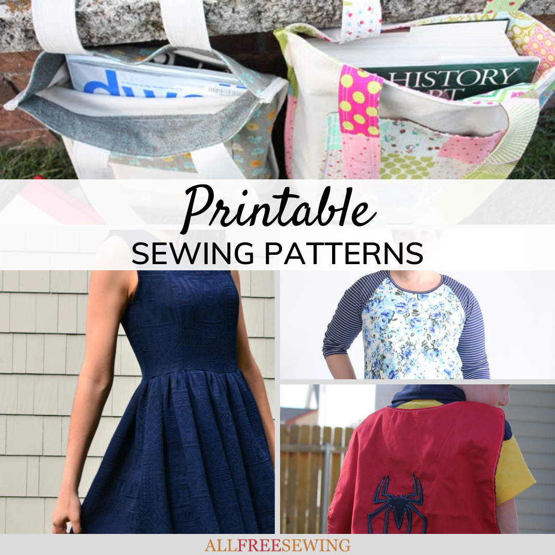 74 Printable Sewing Patterns Free PDFs AllFreeSewing