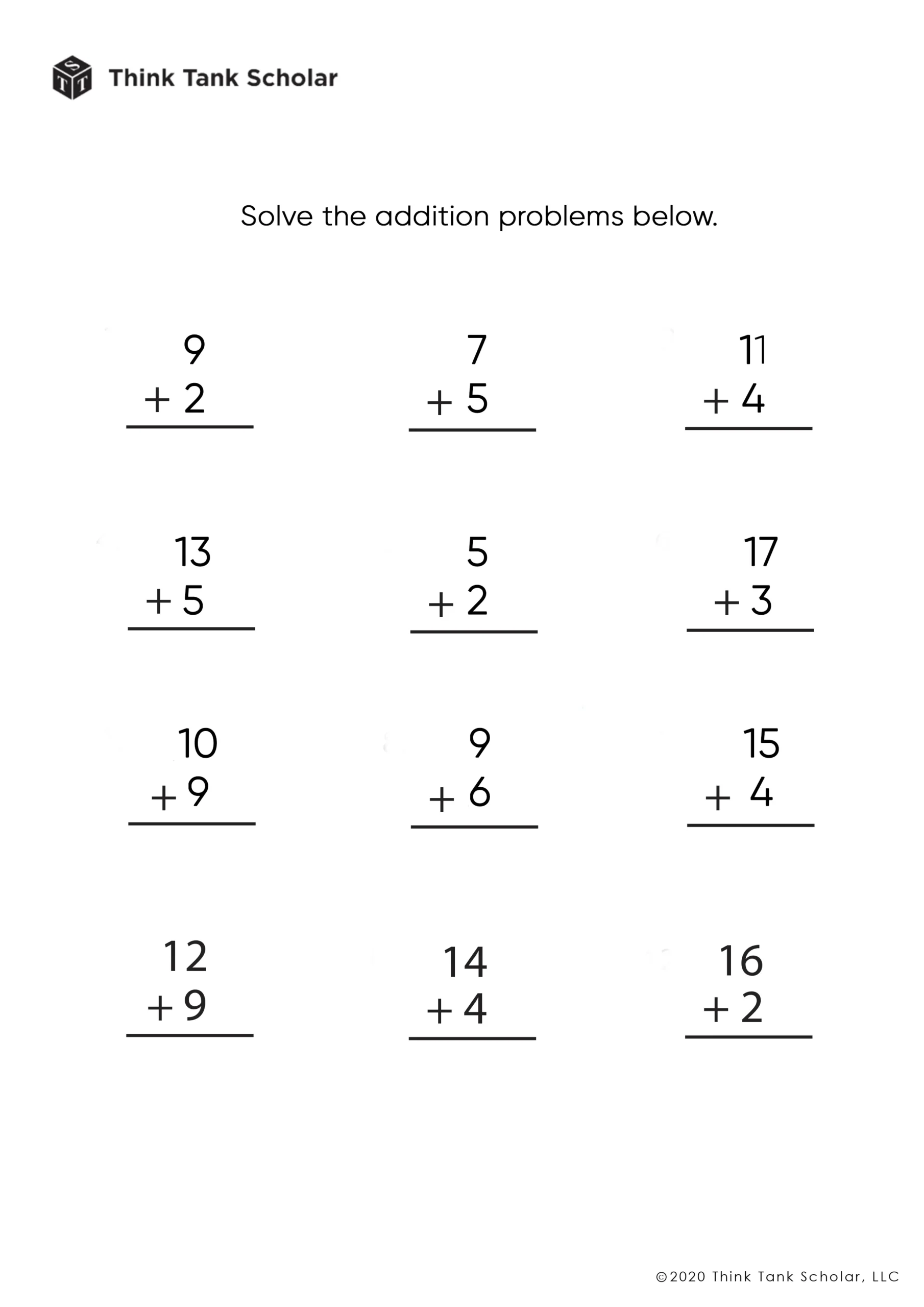 Addition Subtraction Combined Worksheets Printable PDF FREE 