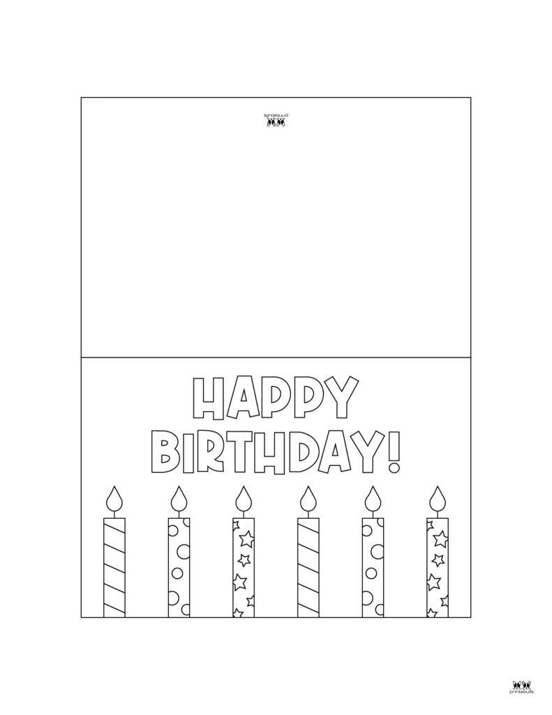 Printable Birthday Card Template