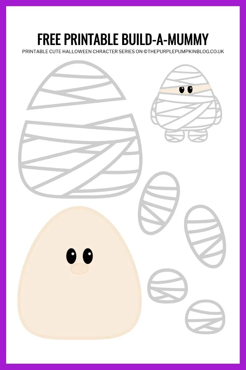 Free Printable Mummy Template