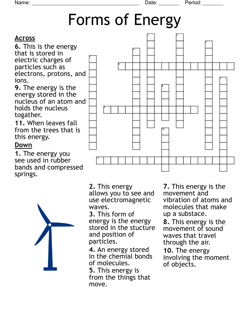 Chemistry Crossword Fa Iii Activity Class Ix WordMint