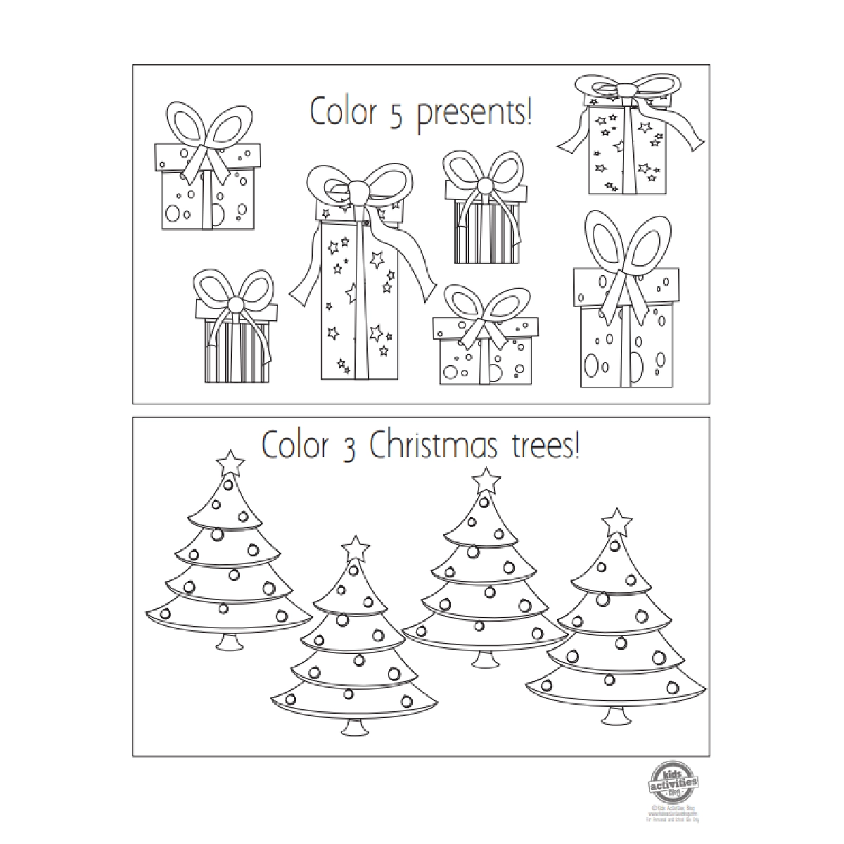 Christmas Preschool amp Kindergarten Worksheets You Can Print Kids 