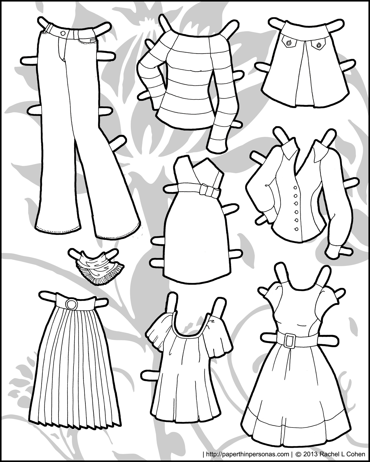 Cut Out Paper Doll Wedding Dress Template Printable Paper Dolls 