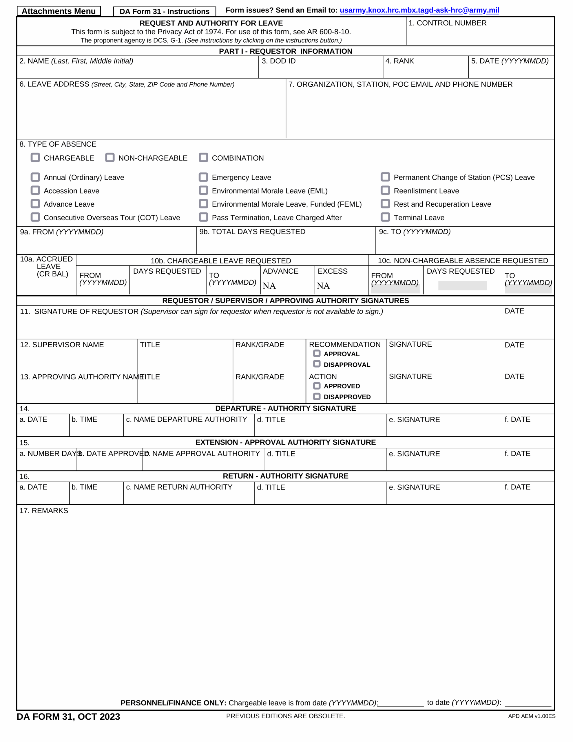 Da Form 5500 Printable