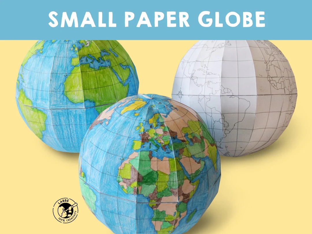 Printable Globe Template