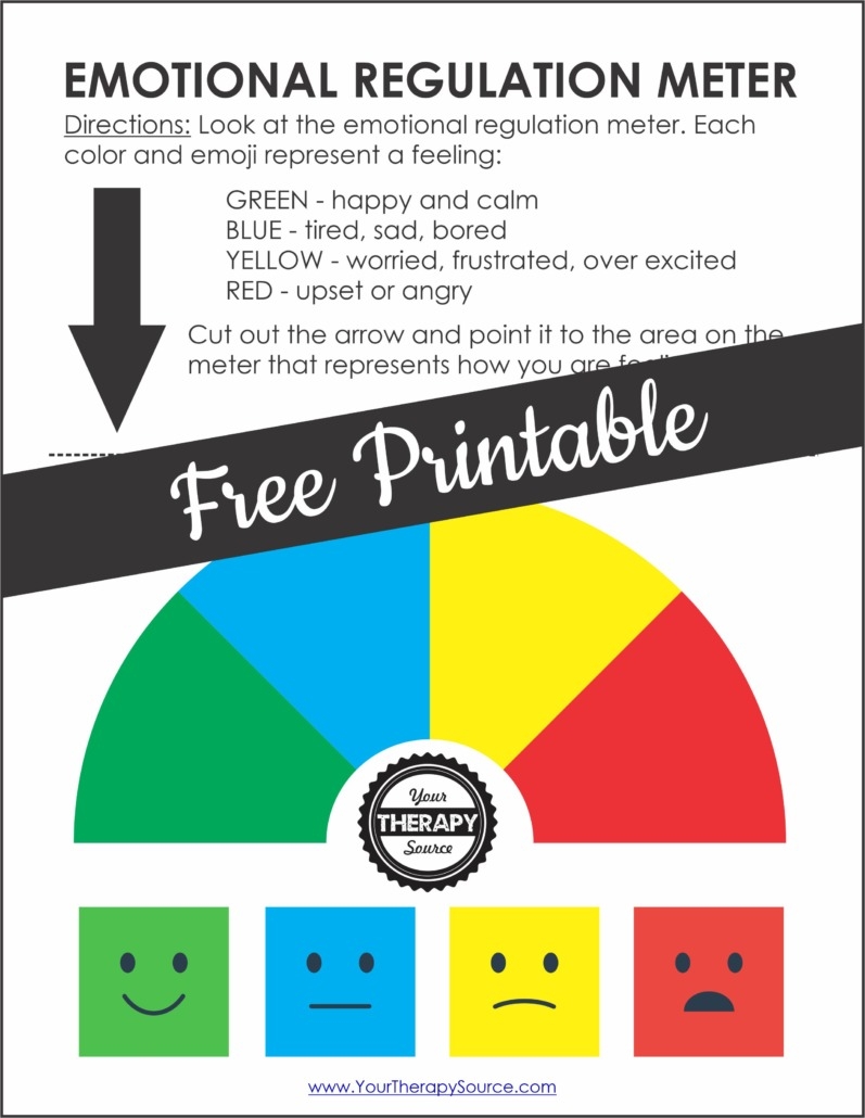 Free Printable Emotional Regulation Worksheets For Adults