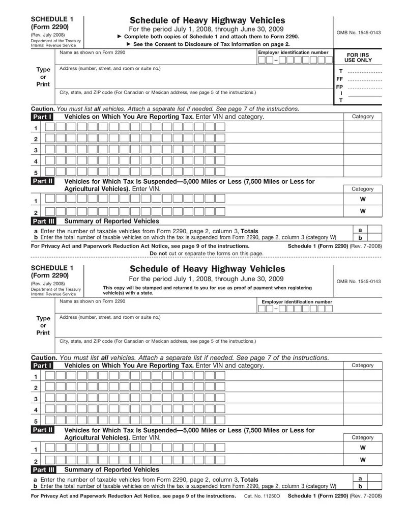 Form 2290 Fill And Sign Online With Lumin
