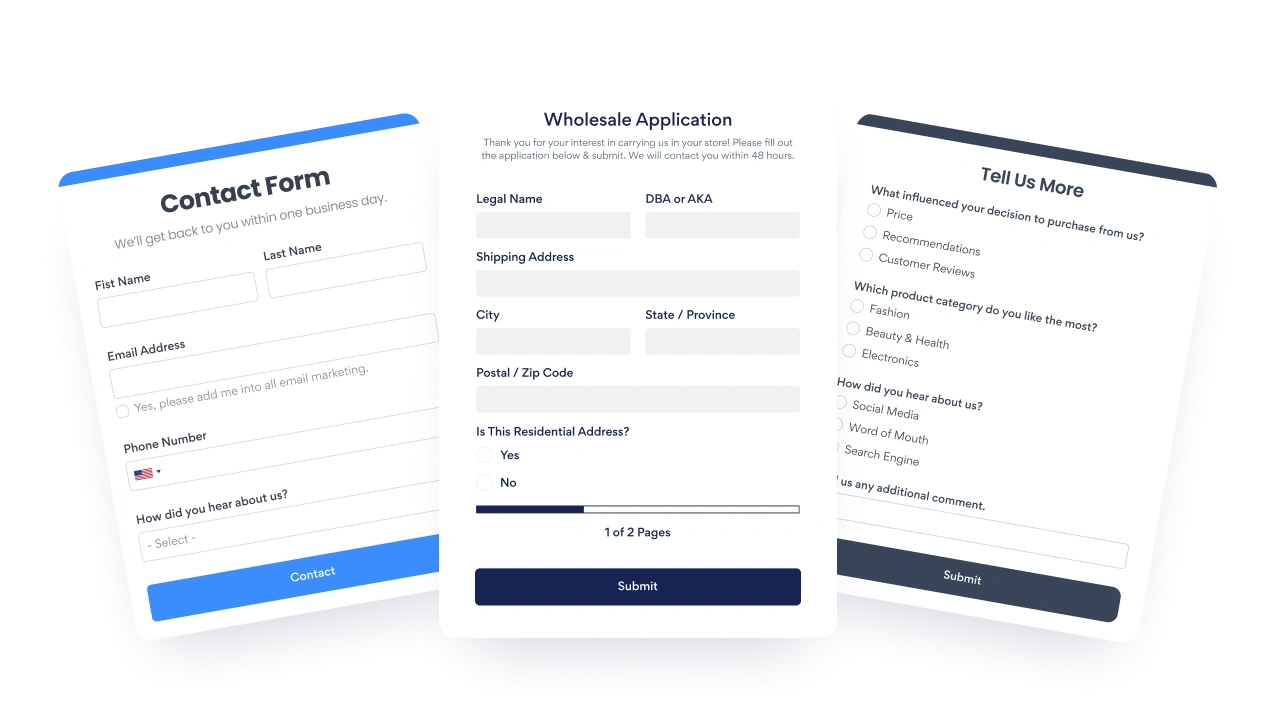 Printable Form Builder Free
