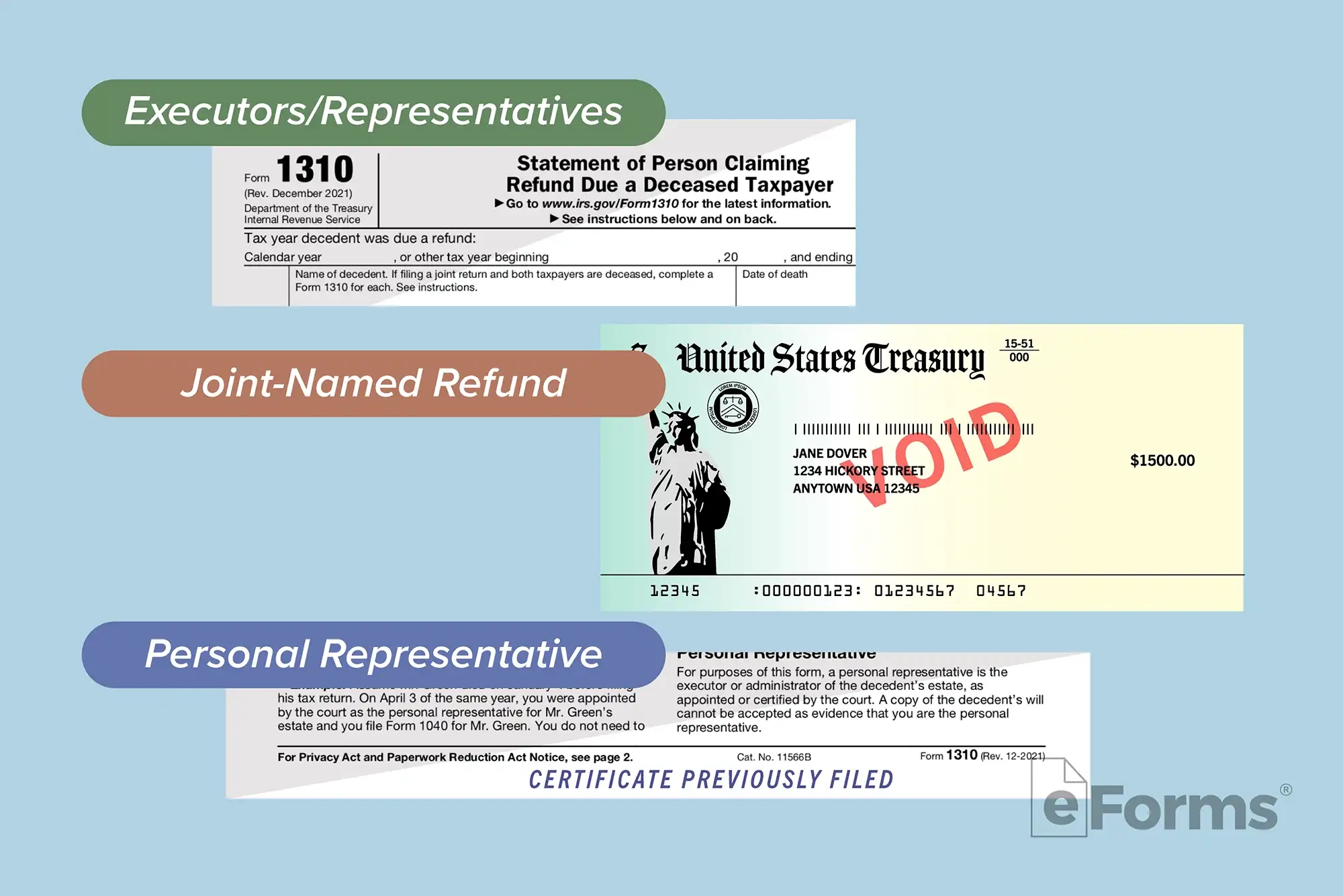 Irs Form 1310 Tax Form Printable Free