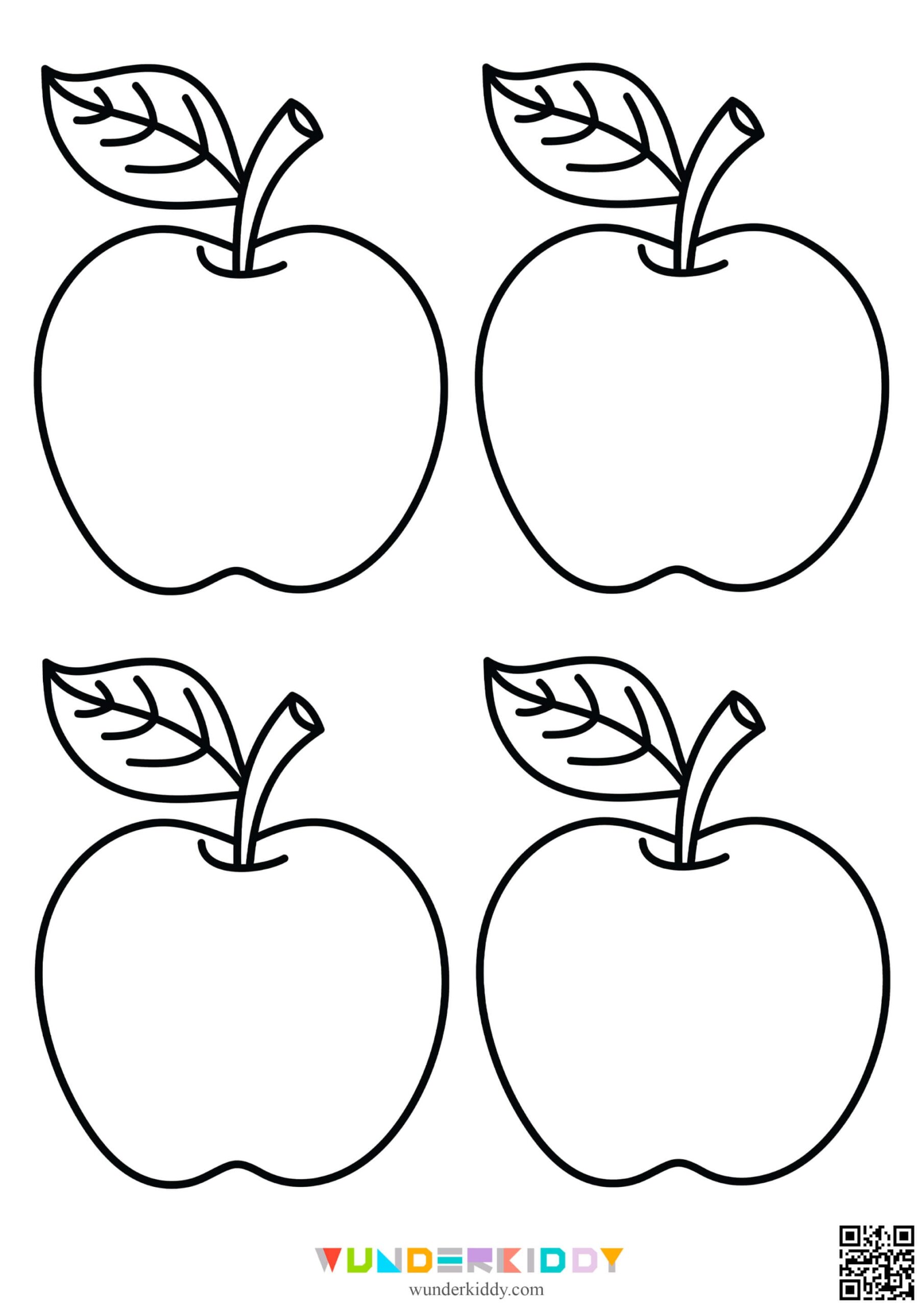 Free Printable Apple Template Pdf
