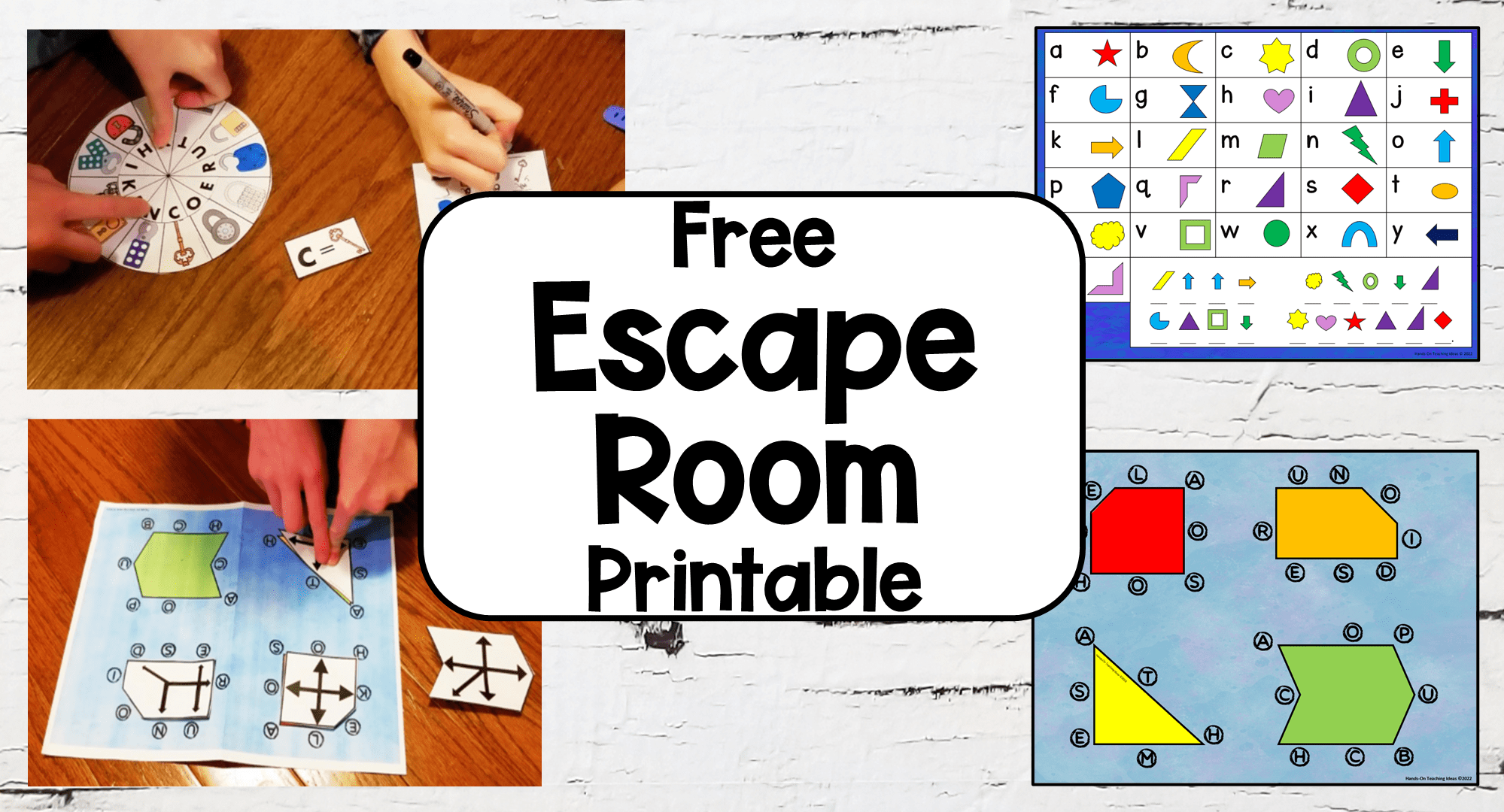 Riddle Printable Escape Room Puzzles