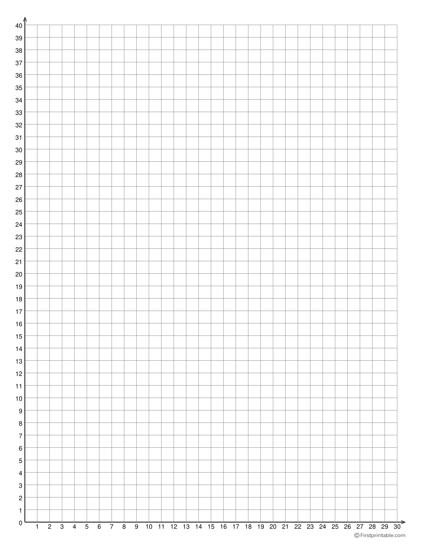 Graph Paper Printable Full Page