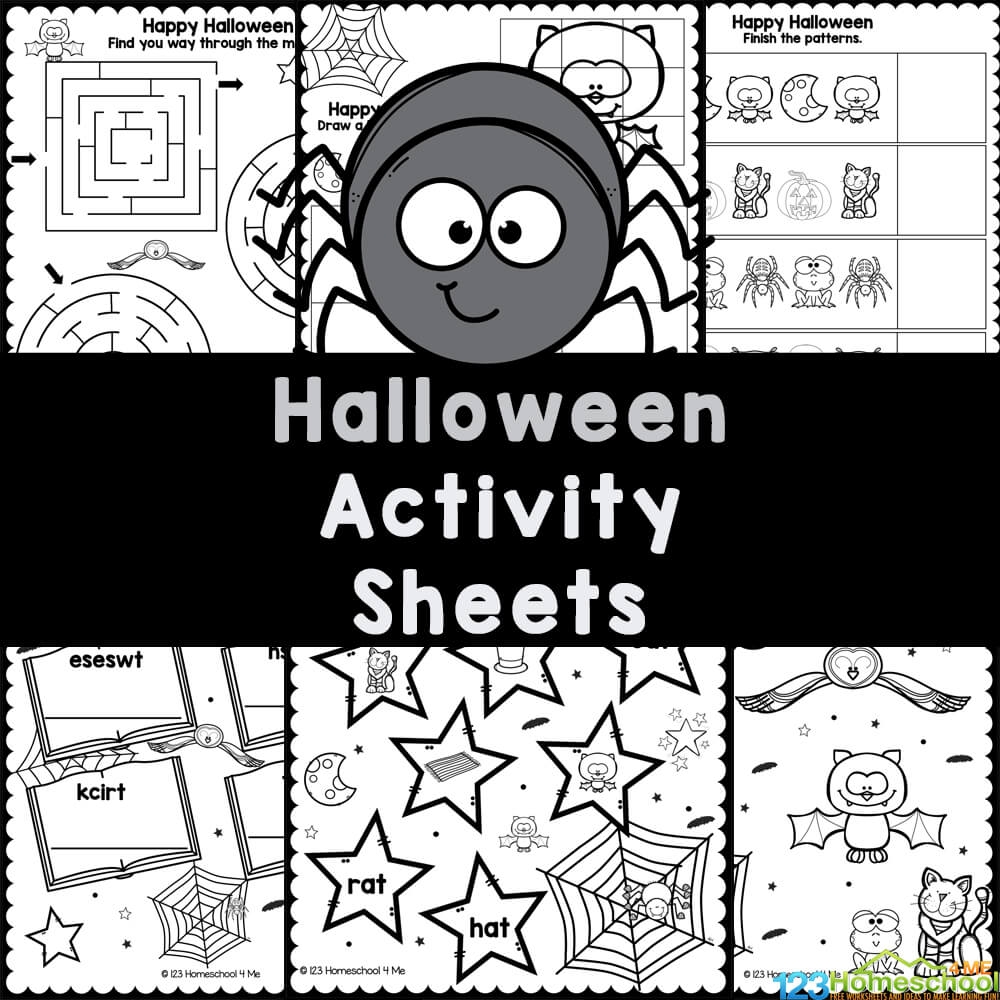 Free Printable Halloween Worksheet