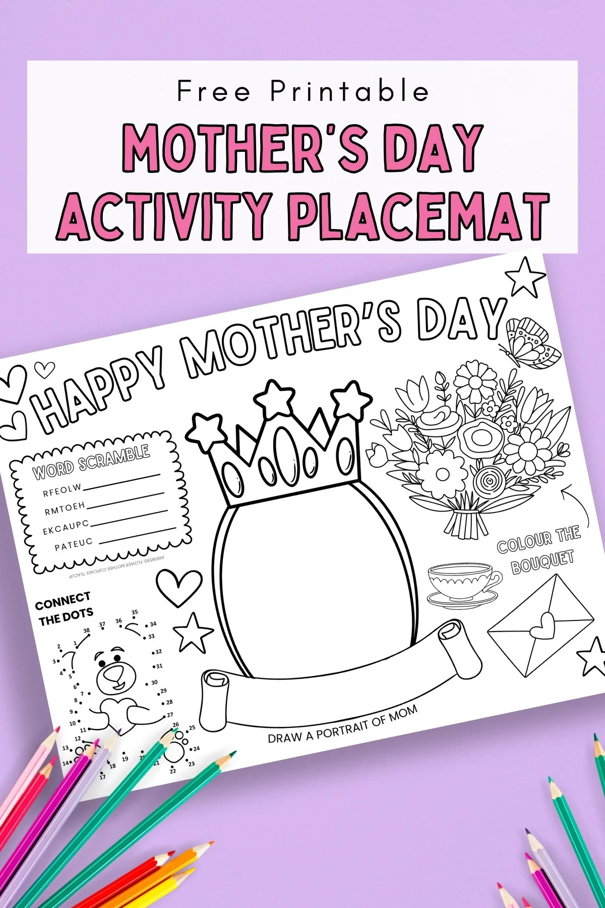 Free Mother's Day Printables For Kids