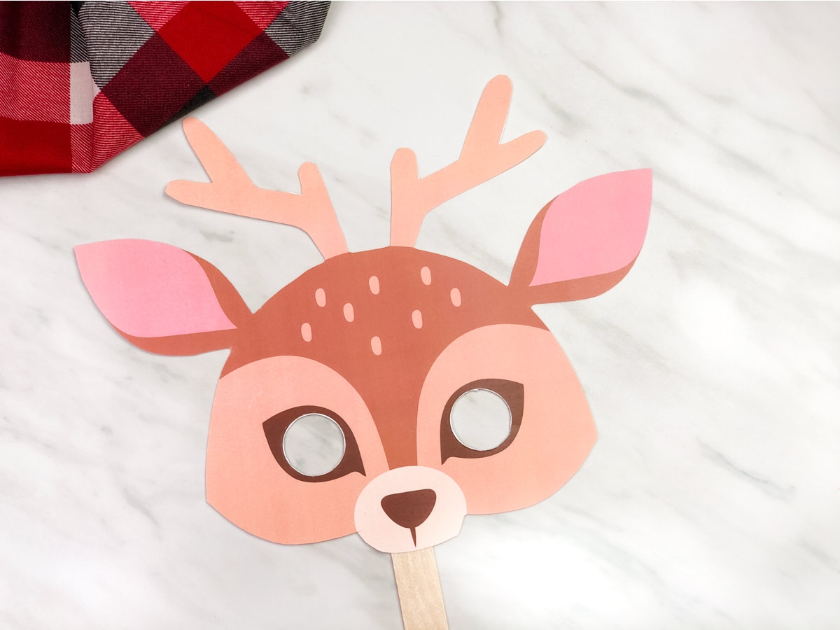Reindeer Face Template Printable