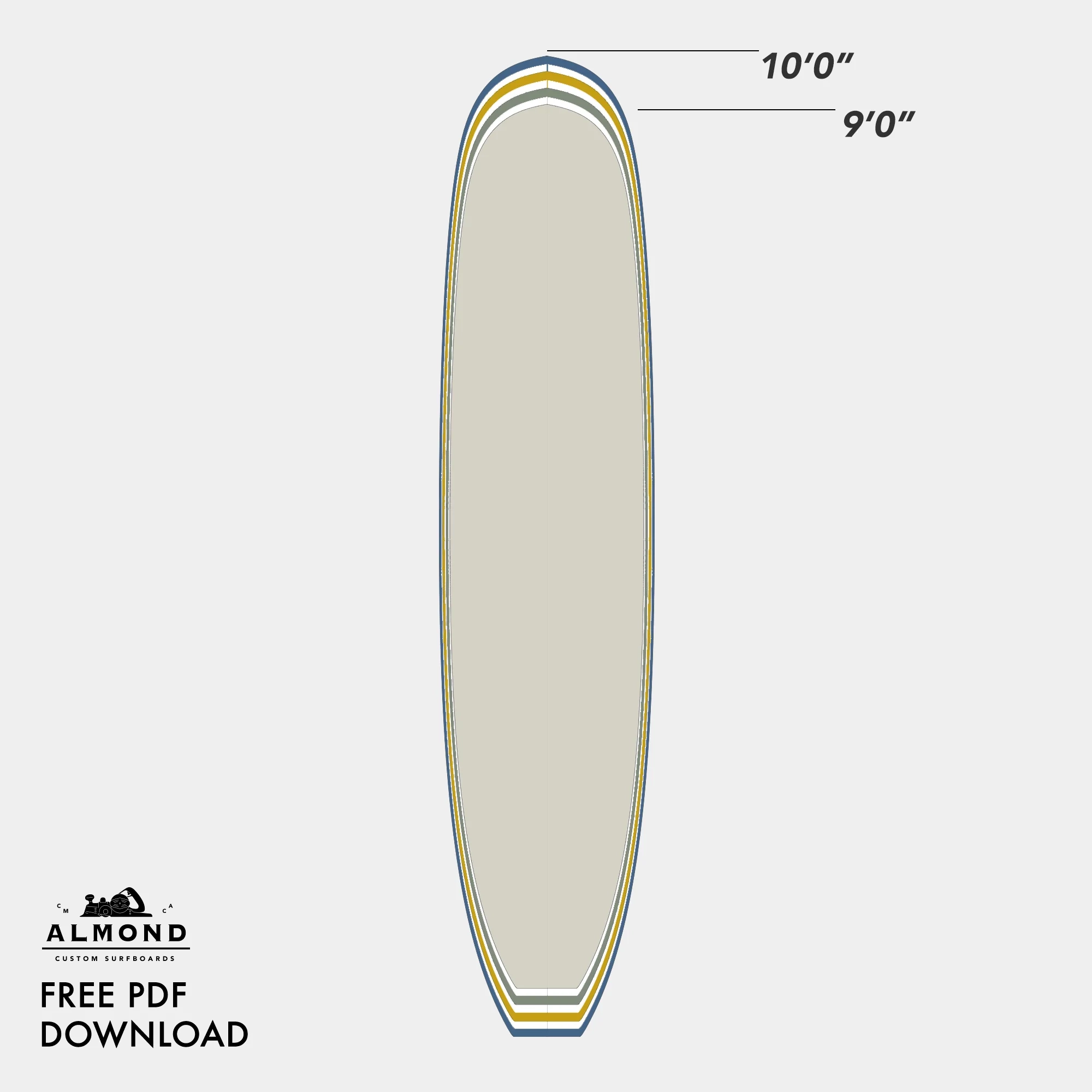 Printable Surfboard Templates