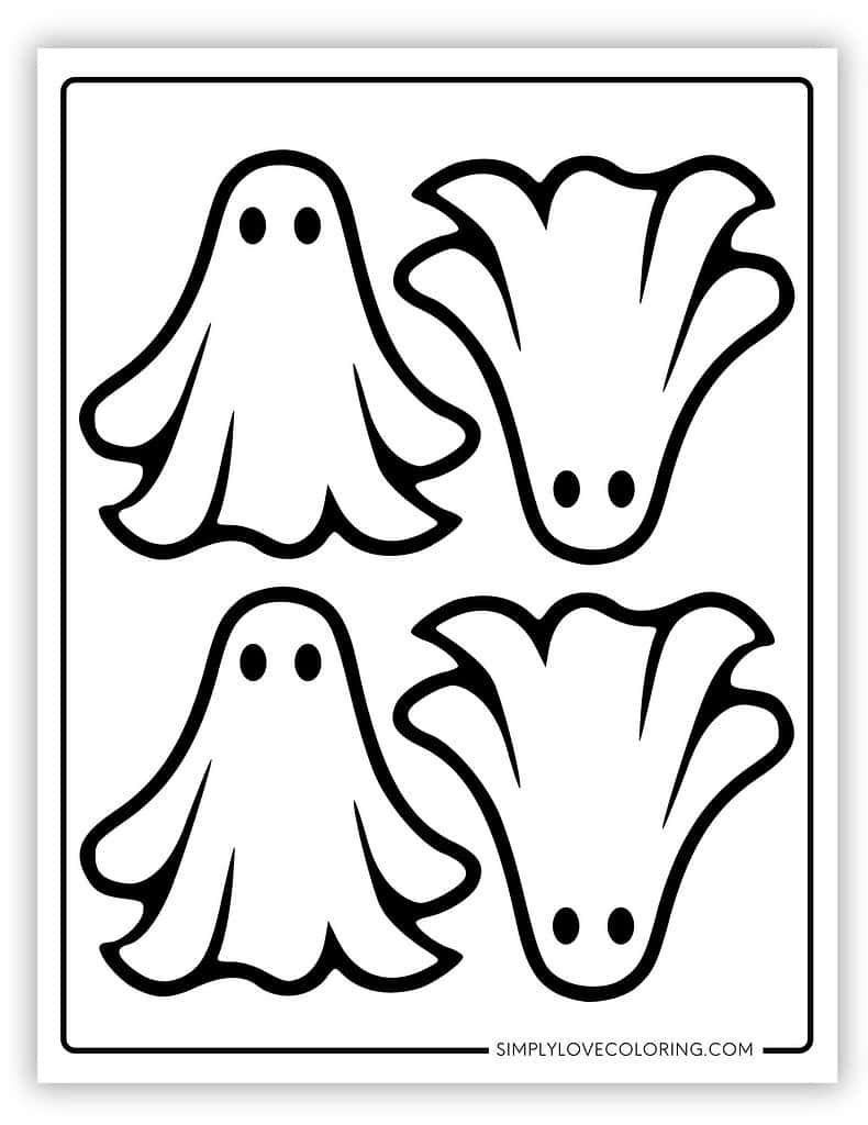 Ghost Template Printable Pdf