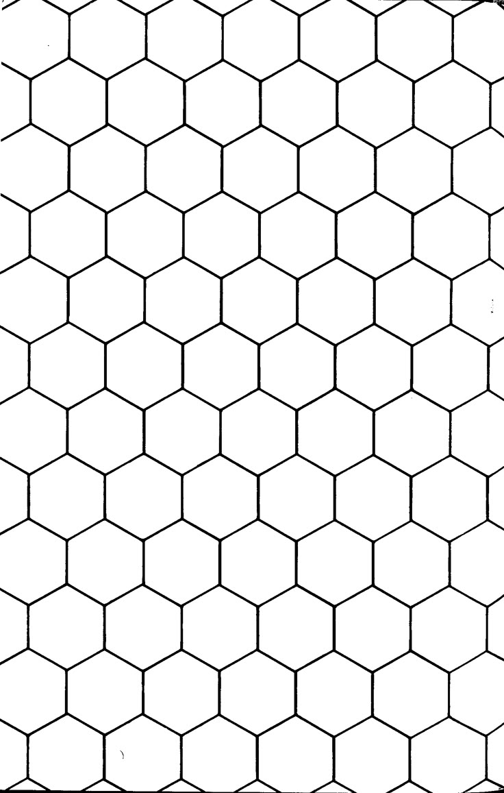 Hexagon Grid Paper Free