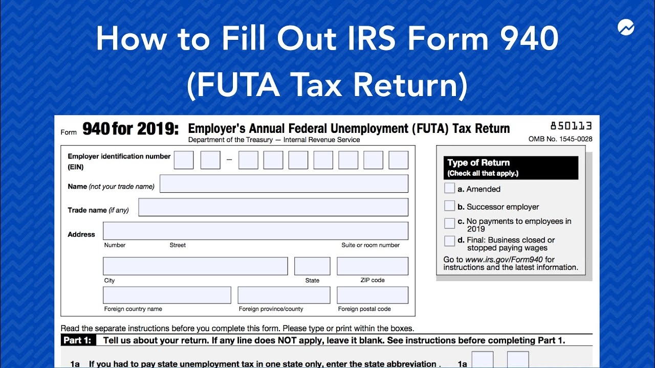 Irs Form 940 2025 Printable