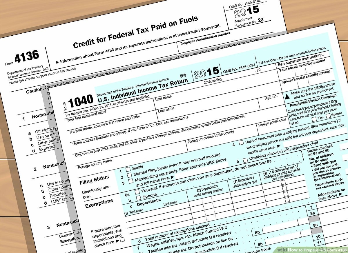 How To Prepare IRS Form 4136 9 Steps with Pictures WikiHow Life