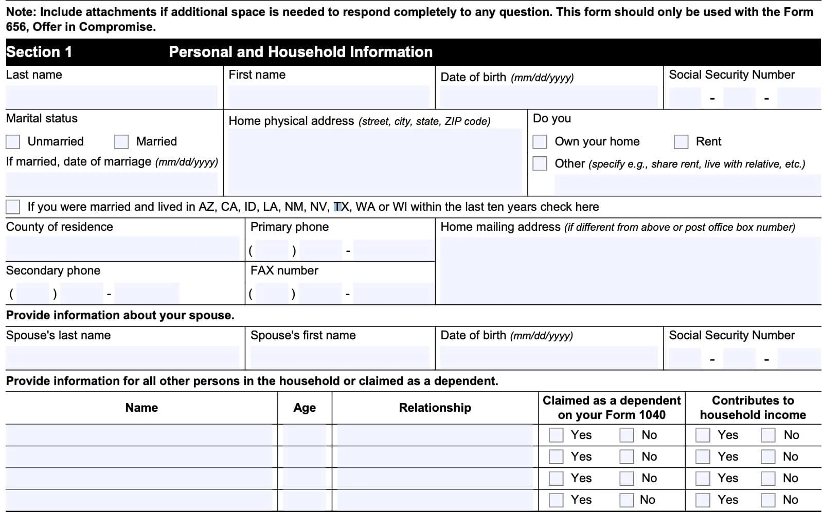 Where Do I Mail Irs Form 433 Mailing Address