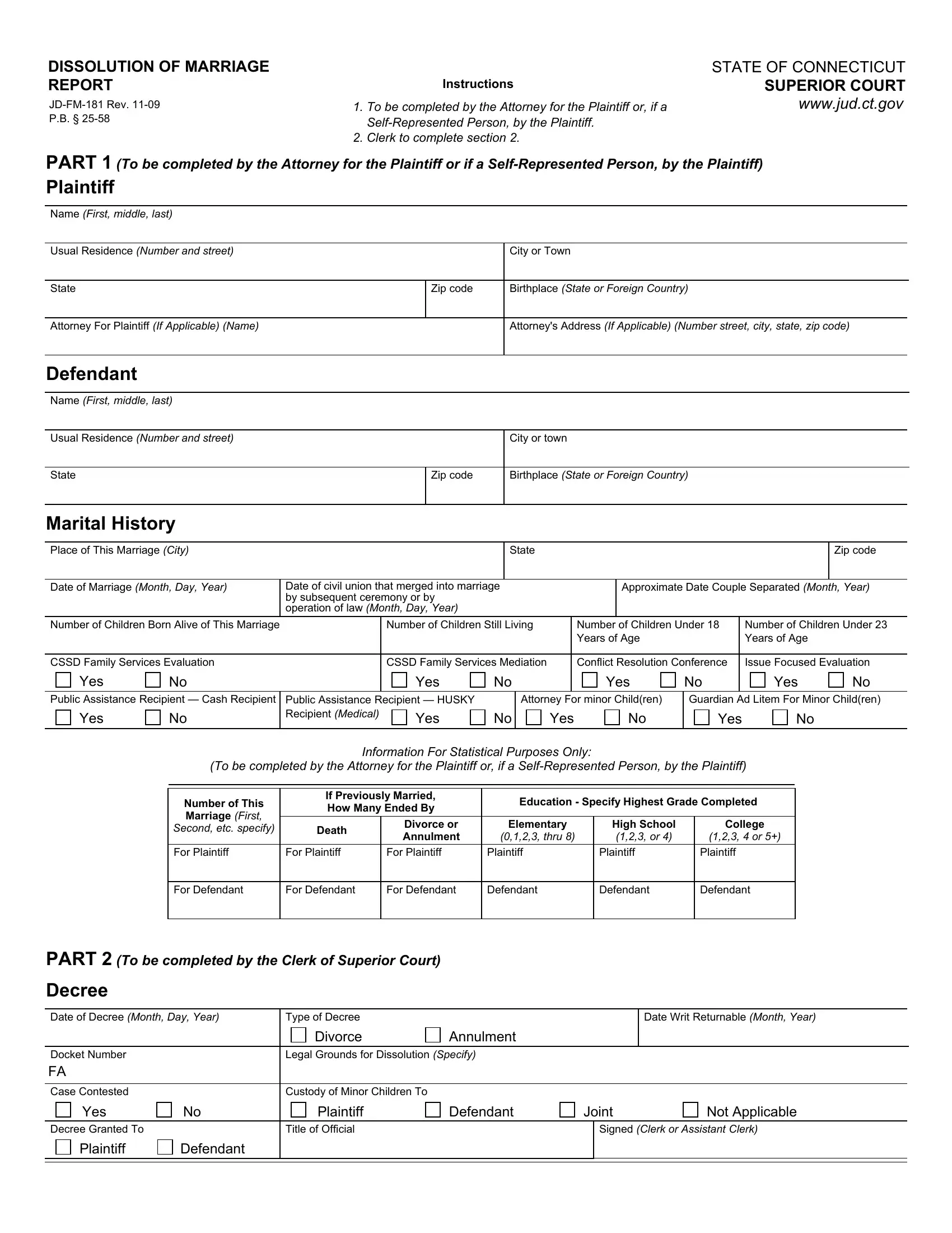 Jd Fm 181 Form Fill Out Printable PDF Forms Online