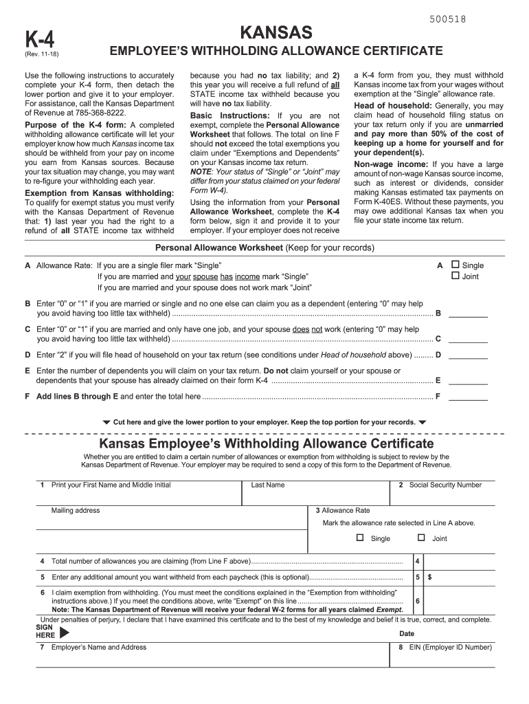 Kansas Withholding Form Fill Out amp Sign Online DocHub