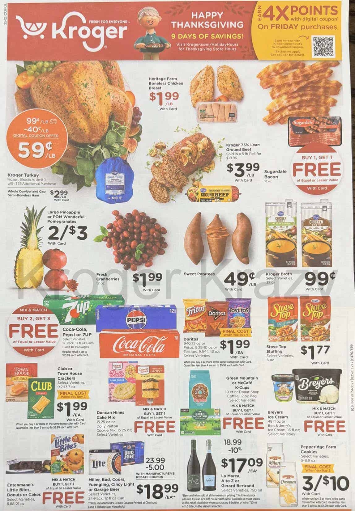 Kroger Weekly Ad 11 19 25 11 27 25 Early Preview Kroger Krazy