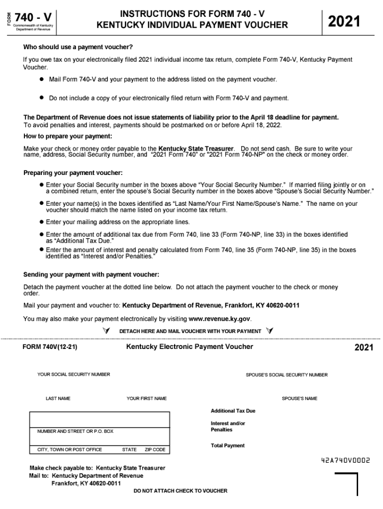 Ky Tax Form 740 Printable