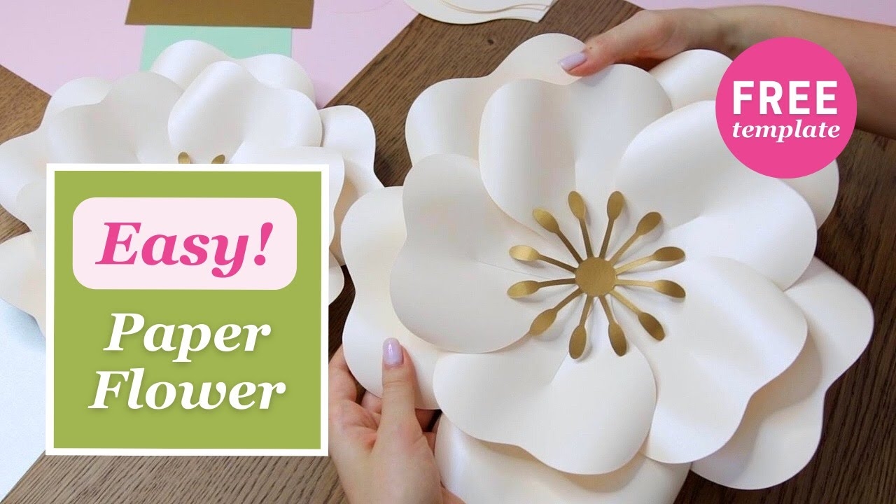 Paper Flower Template Printable