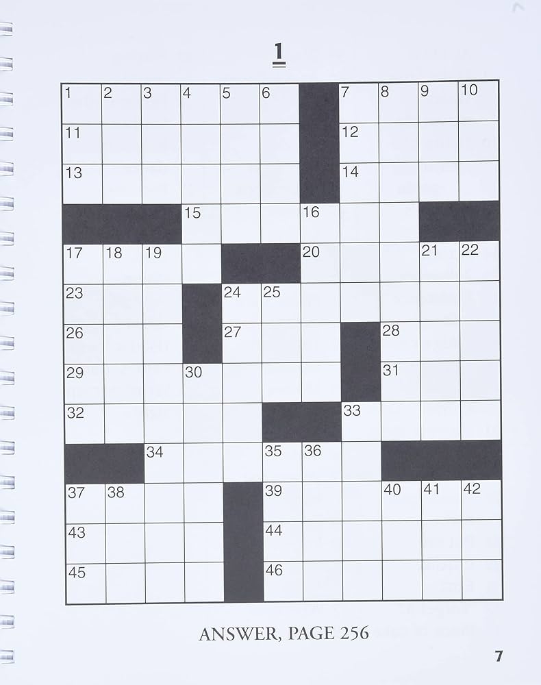 Printable Crossword Puzzles By Thomas Joseph