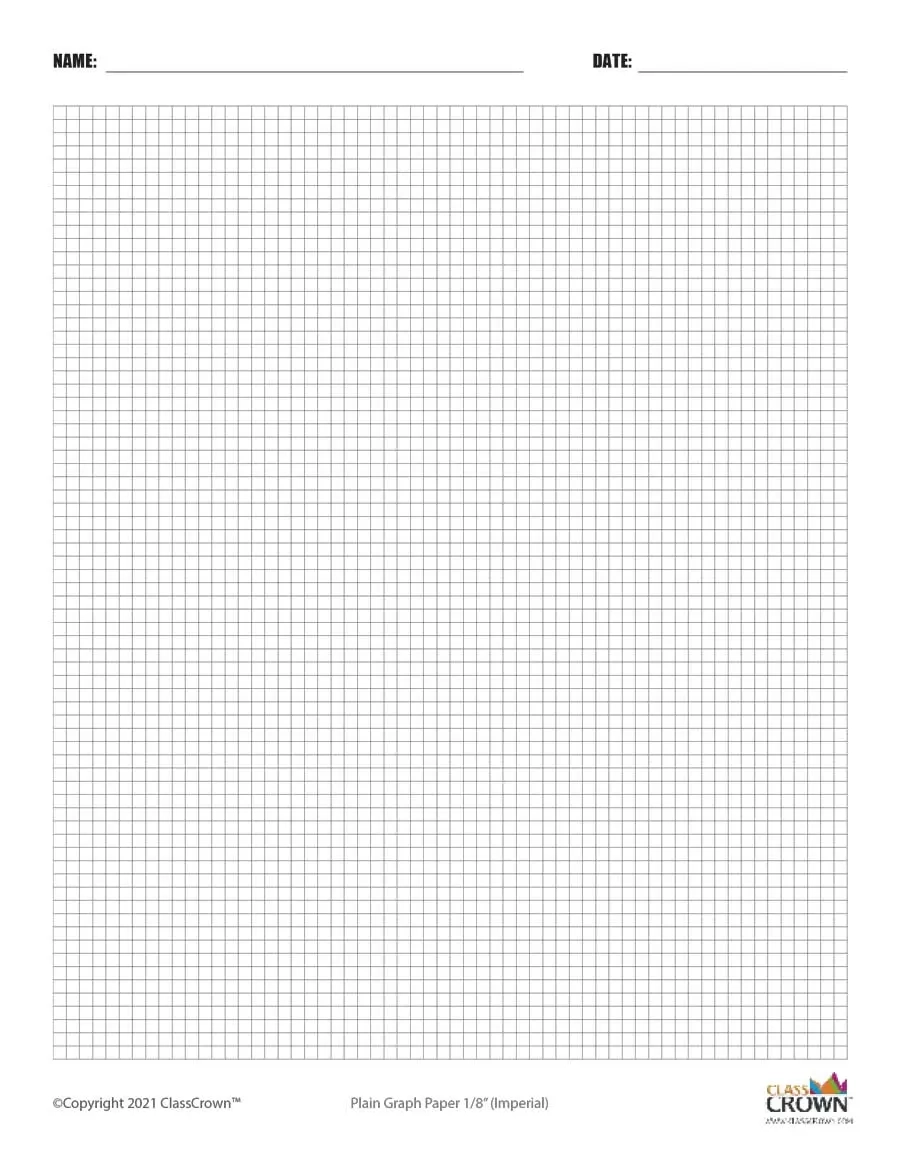 Graphing Paper Printable