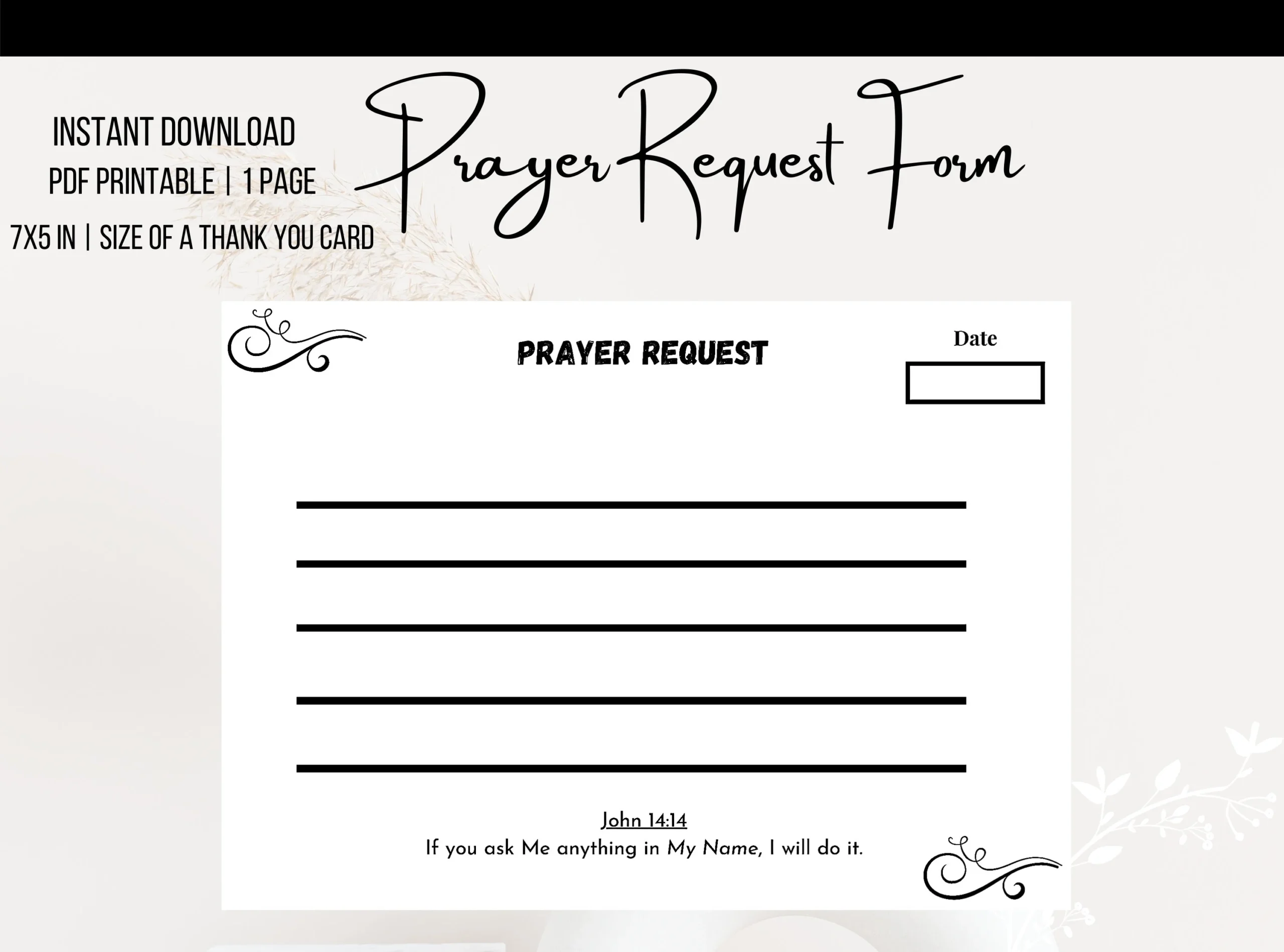 Prayer Cards Prayer Request Prayer Box Prayer Journal Etsy 