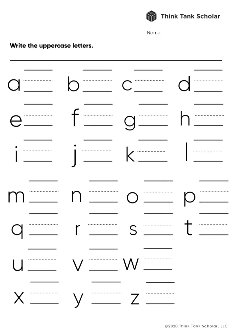 Printable Worksheets For Toddlers