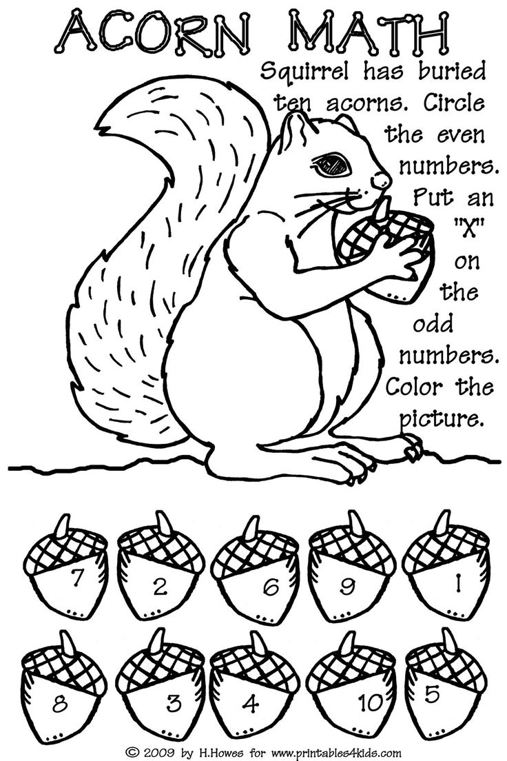 Math Coloring Pages Printable