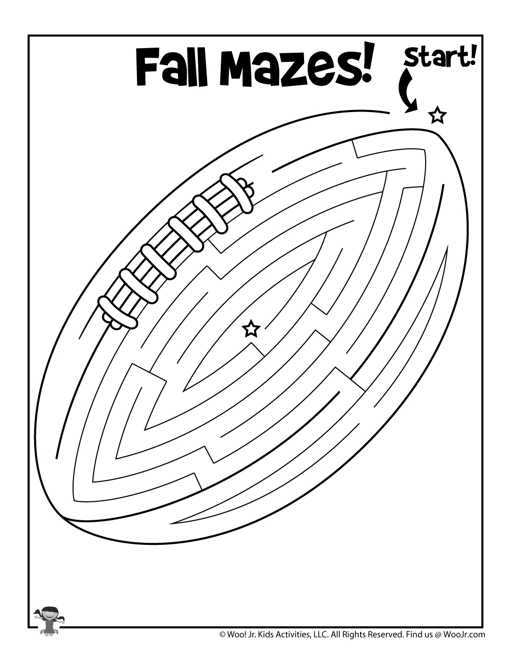 Printable Fall Mazes For Kids Woo Jr Kids Activities 