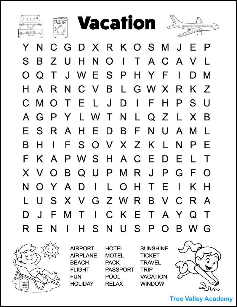 Free Printable Children's Puzzles